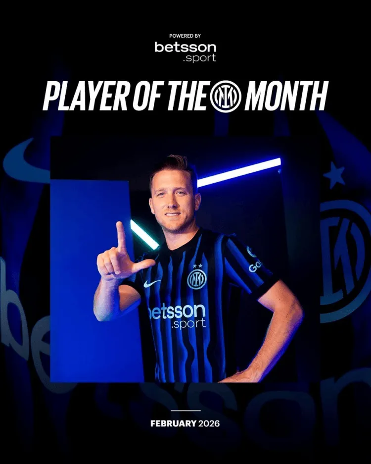 半岛体育官网-官方：杰林斯基当选国米2月最佳球员，其出战7场打进2球